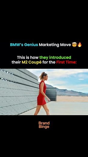 Brand Binge on Instagram: "Follow @brand.binge_ for content like this. Can You Keep Your Eyes on Gigi? 👀🚘 When BMW introduced the M2 Coupé, they didn’t just launch another car—they turned it into a game. In an era where engagement is everything, BMW asked a simple yet thrilling question: Can you keep track of Gigi Hadid? This wasn’t just a commercial; it was an interactive challenge that had viewers glued to their screens, boosting both excitement and brand visibility. Directed b