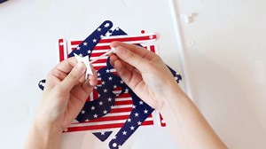 8.5 Inch Patriotic Pinwheels 24Pcs 4th of July Pinwheels American Flag Red White and Blue Pinwheels Bulk for Kids 4th of July Decorations Independence Day Garden Windmill Party Favors for Yard Outside