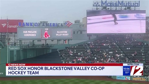 Colin Dorgan throws out first pitch at Red Sox game
