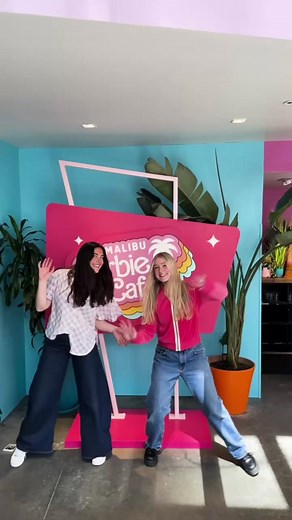 Welcome to the @Malibu Barbie Cafe! Don’t miss your chance to soak up the California sun, now in #NYC, and coming soon to #Chicago. 🏝️💗 Shop exclusive merch, dine the West Coast inspired menu by Chef Becky Brown, and capture so many photo-worthy moments! Reserve your seat now. #Barbie