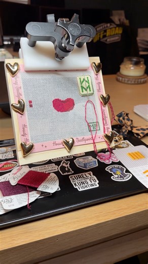 WIP My first needlepoint project is a itty-bitty, teeny, tiny 🫘😂￼ Canvas & thread howdyhoneyneedlepoint Needle minder & needles Needlepoint.Com Needle work system 4 & cards (I of the Needle Akron) Glasses,stretch bars & tacks link in bio under Amazon/needlepoint Blue Runner Foods 🫘 #RedBeans #Needlepoint #Hobby #CajunMama ￼￼ | Little Cajun House