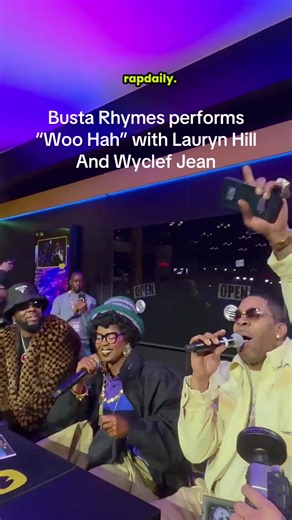 A legendary link up. Busta Rhymes popped out at Comic Con in New York and performed his classic “Woo Hah!! Got You All in Check” with Lauryn Hill and Wyclef adding ad-libs on the mic, making for an iconic mash-up onstage. The timeless team-up happened as part of Mass Appeal and Whatnot’s activation at the annual convention, celebrating the intersection of comics and Hip-Hop. 🎥@mano_agency_ny @menailaossamaras