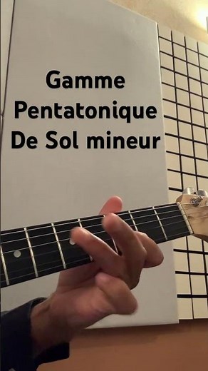 Gamme pentatonique de Sol mineur #guitare #gamme #pentatonique #basslicks #coursdeguitare