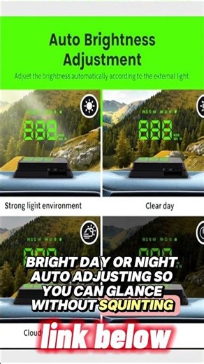 Mini HUD Speed Display for Car | Real-Time Digital Speedometer Projection-car gadgets amazon
