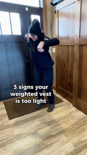 3 Signs Your Weighted Vest Isn’t Working ❌ #weightvest