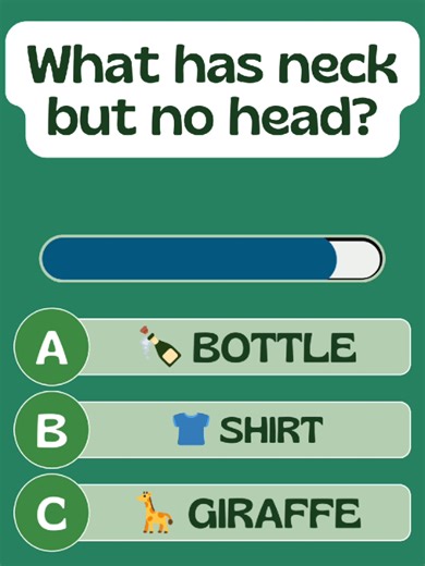 Engaging Quiz Challenge: What Has Neck But No Head?