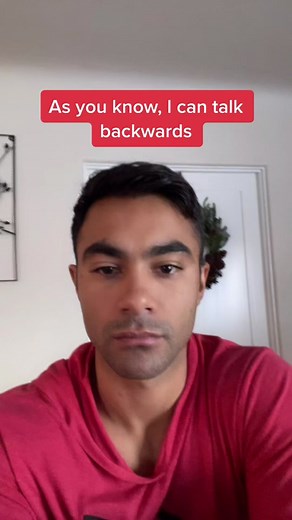 Reverse Talk Challenge: say backwards meme