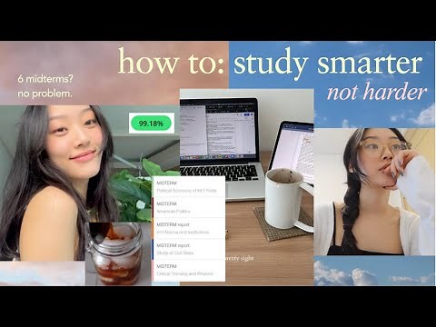 MIDTERMS WEEK vlog + 8 study tips for college students 📚 How to work smarter, NOT harder