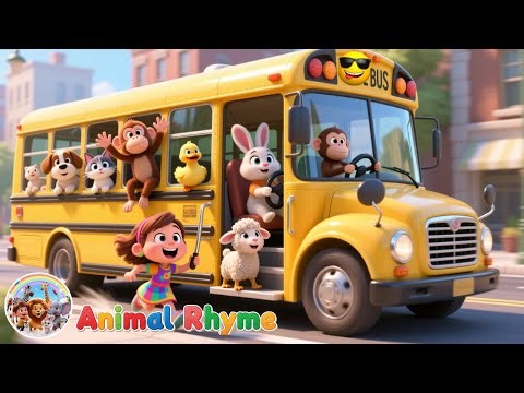 Wheels on the Bus Animals Song | Bella’s Fun Vehicle and Animal Sounds Song