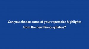 Have you found a favourite piece in our 2021 and 2022 Piano syllabus yet? ABRSM Examiner and Pianist Sally Cathcart picks out her repertoire highlights from the 2021 & 2022 Piano syllabus. Explore the new Piano syllabus for yourself and find your favourites: http://ow.ly/jkuQ50APceE | ABRSM