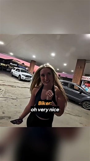 Biker Found His Dream Bike Girl at the Gas Station 😳