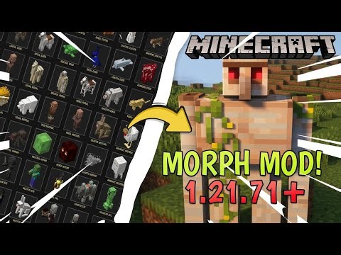 MINECRAFT MORPH MOD🔥 ||MINECRAFT PE MORPH MODE DOWNLOAD