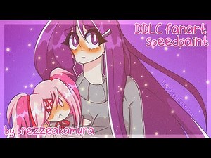 (lazy) SPEEDPAINT | Yuri's doll| (DDLC Fanart)
