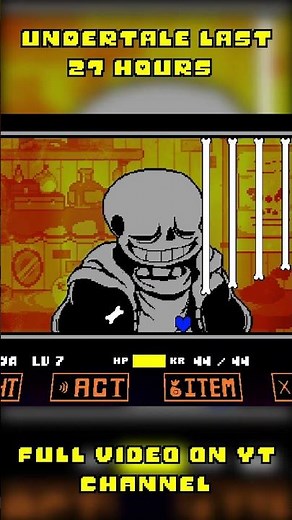 Shop Sans SECRET Fight?! 💀 | Undertale Last 27 Hours | ANIMATION #undertale #sans #animation