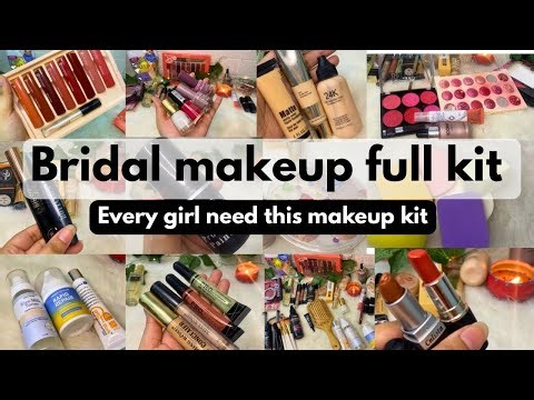 Daraz shopping haul + Full bridal makeup kit . 😍