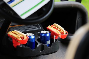 Dog'on Caddy Golf Cart Hotdog Holder - Golf Outing Gift, Bachelor Party Gift, Novelty Golf Gift, Golf Gag Gift, Golf Accessory, Golfer Gift - Etsy