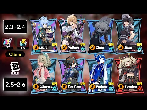FULL UPDATED ZZZ 2.3–2.6 BANNER & RERUN ROADMAP! | Lucia, Burnice, Ellen – Zenless Zone Zero