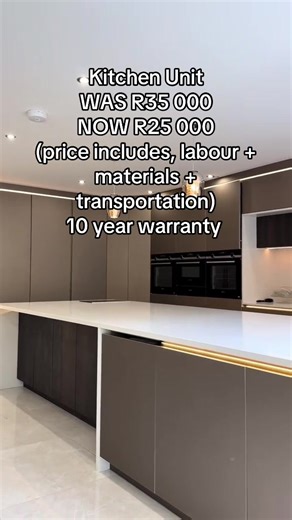 Affordable Kitchen Units with Warranty and Installation