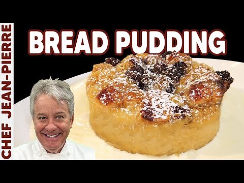Bread Pudding Made with Croissants! - Chef Jean-Pierre