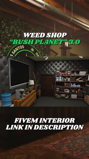 GTA 5 | Weed Shop "Bush Planet"3.0 | MLO Interior #fivem #gta5 #gta5rp #mlo