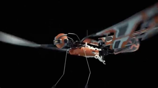 仿生扑翼无人机X FLY，外形酷似真鸟，重量仅9克_腾讯新闻