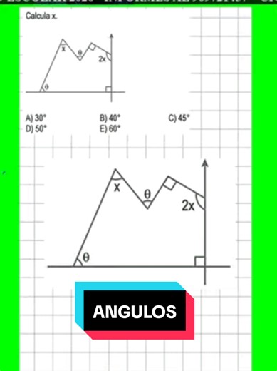ANGULOS #angulos #geo #geometria #complemento #resoluciondeproblemas