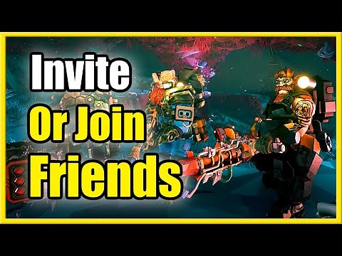 How to INVITE Friends or JOIN TEAM in Deep Rock Galactic PS4, PS5 Xbox PC
