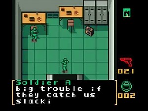 Metal Gear Solid GBC (Gameboy Color) - Walkthrough - Stage 2 with commentary