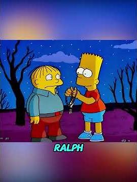 Bart and Ralph became best friends #anime #animerecap #TheSimpsons