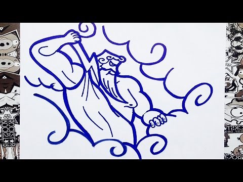 Como dibujar a Zeus | how to draw zeus | como desenhar zeus