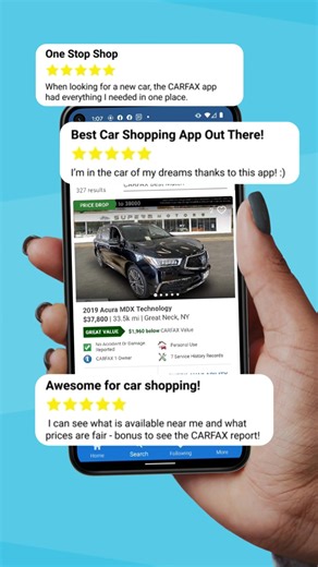 The power of CARFAX is now in the palm of your hands! 📱 Start your search now! | CARFAXinc
