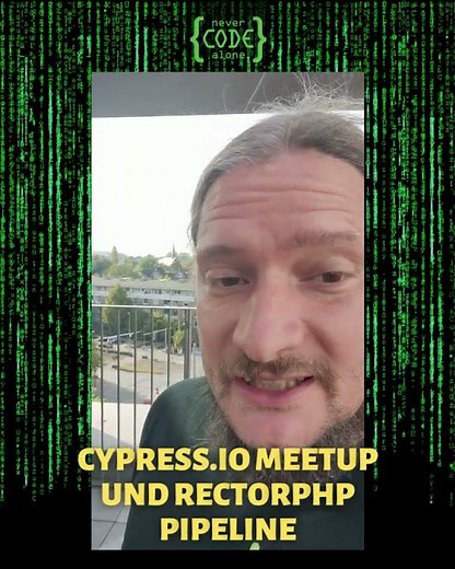 Cypress.IO NCA Meetup und RectorPHP in die GitLab Pipeline #shorts
