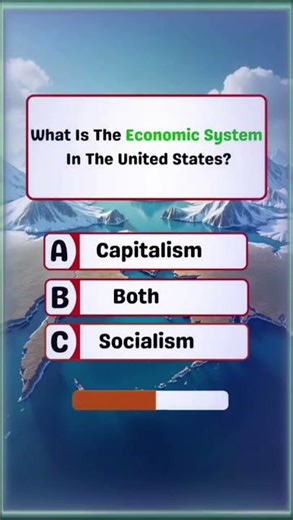 👉 What is the Economic System in the United States? 🇺🇸 | Quiz Shorts #shorts