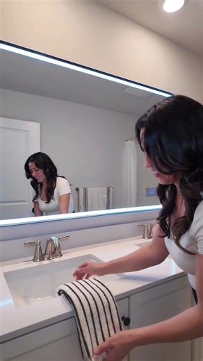 Upgrade Your Bathroom with This Smart LED Mirror ✨🪞#inyouths