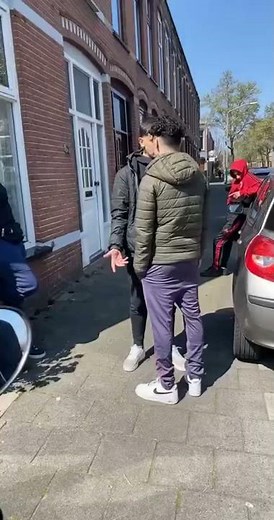 Straat gevecht Utrecht