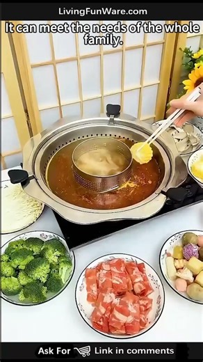 One-Touch Lift Hot Pot — Every Scoop Feels Like a Surprise ✨