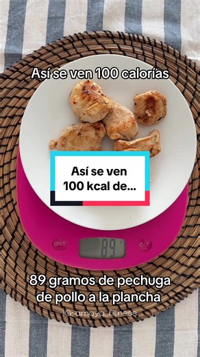 Así se ven 100 kcal #tips #asiseven #aprendecontitkok #informacion #nutricion