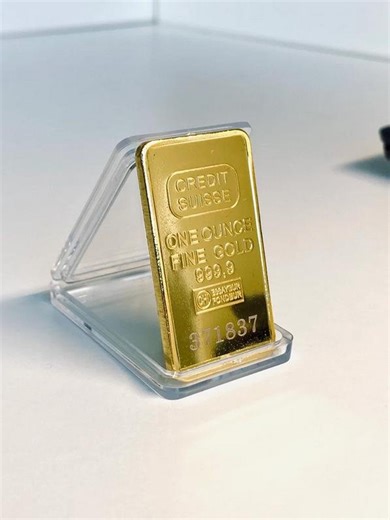 Gold Swiss Bar 1 OZ REPLICA Goldplated Gold Bullion Commemorative Business Gift - Etsy