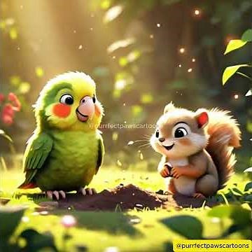Mithu the Parrot and the Lost Seed 🦜 | Moral Story for Kids | Animal Cartoon Story