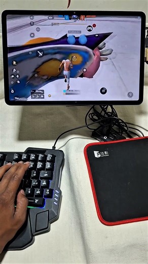 free fire video keyboard and mouse🖥🖱 with redmi pad pro 2 5g #mixpro #geekgamer #ggmousepro2 #shorts