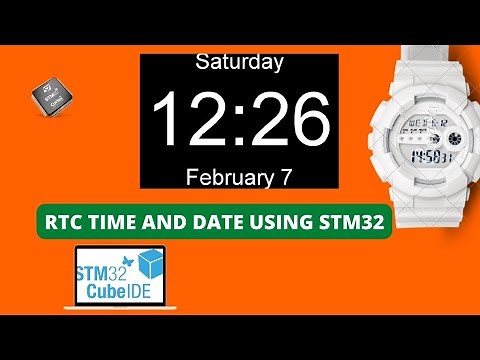 How To Update RTC Date and Time using STM32