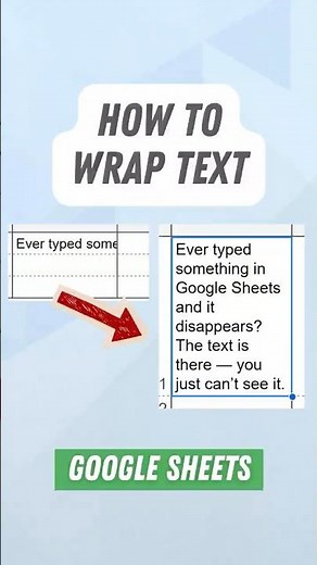 Google Sheets Text Not Showing? Use Wrap Text (Easy Fix)