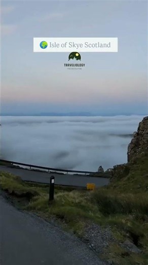 Desired Destination | Isle of Skye | (Soothing Scenes White Clouds and Green Mountains) #Scotland Uk