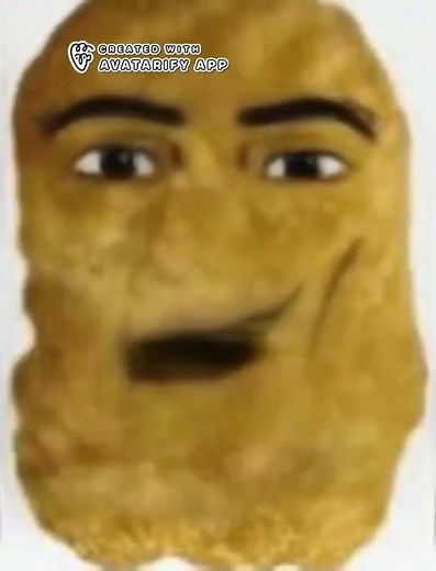Chicken nugget roblox man face #shorts