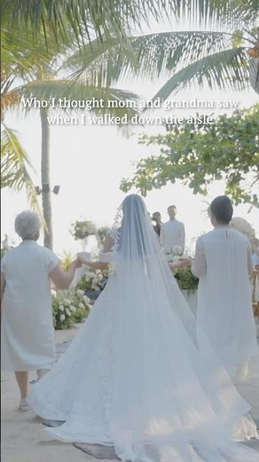 My most emotional wedding moment 🥹