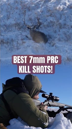 BEST 7mm PRC KILL SHOTS! #hunting #shorts #7mmPRC #killshots
