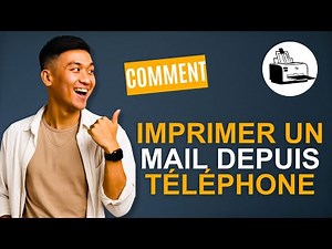 Comment imprimer un mail reçu sur mon portable