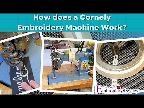 The history of the Cornely Embroidery Machine & Chain Stitch