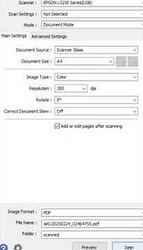 How to scan multiple pages and make a PDF file#epson #windows #microsoft #exceltricks
