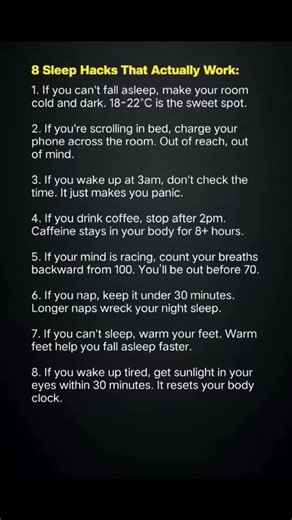 Sleep Hacks That Actually Work